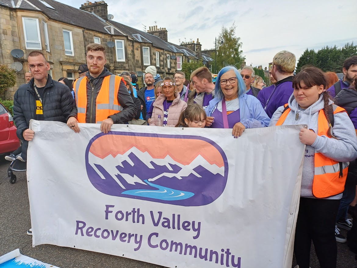 Forth Valley Recovery Community march